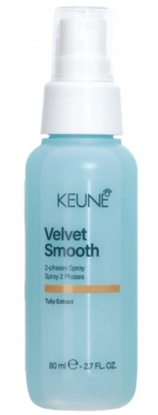 Двофазний спрей для розгладження та пом'якшення волосся Keune Velvet Smooth 2 Phase Spray, 80 мл
