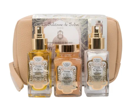 Набор для тела с косметичкой Тадж Палас La Sultane de Saba Trousse Corps Taj Palace