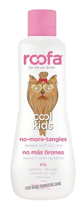 Шампунь для довгого волосся Roofa Cool kids Shampoo no more tangles Natural with Aloevera, 300 мл