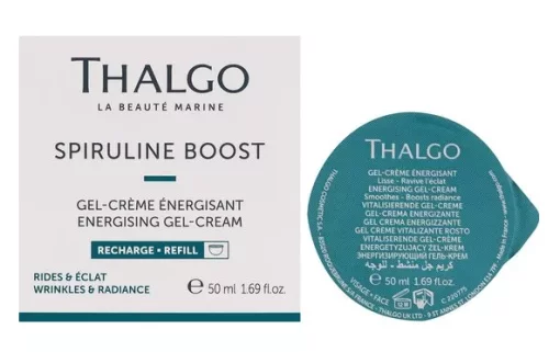 Энергетический гель-крем Thalgo Spiruline Boost Energising Anti Pollution Gel Cream, 50 мл(запаска)
