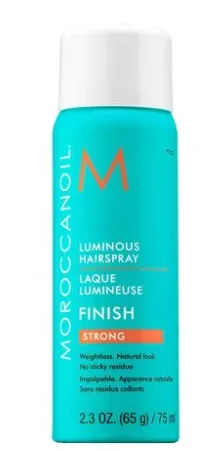 Сяючий лак для волосся сильної фіксації Moroccanoil Luminous Finish Strong Hairspray,  75 мл