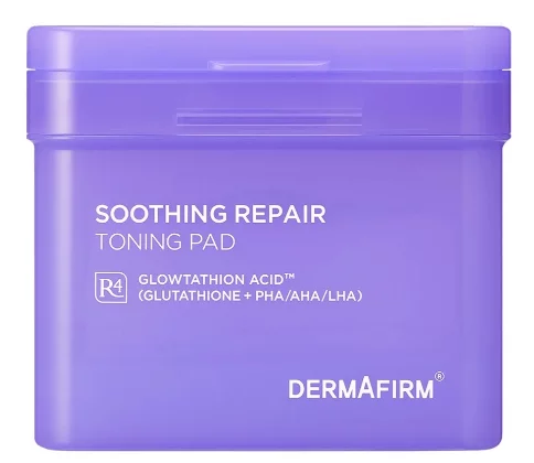 Заспокійливі відновлюючі патчі DermAfirm Soothing Repair Toning Pad R4, 70 шт