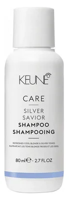 Шампунь "Сріблястий блиск" Keune Care Silver Savior Shampoo, 80 мл