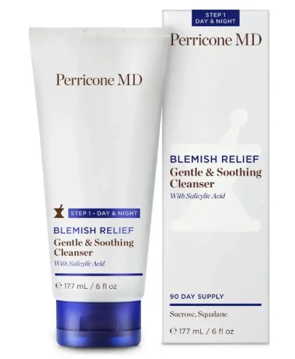 Очищуючий гель для проблемної шкіри обличчя Perricone MD Blemish Relief Gentle &amp; Soothing Cleanser, 177 мл