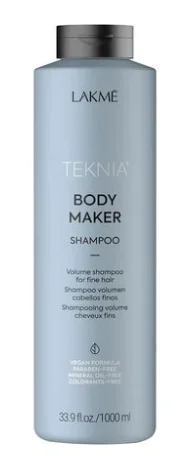 Шампунь Lakme Teknia Body Maker для объема тонких волос, 1000 мл