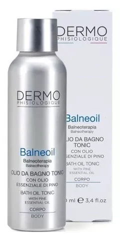 Масло для ванн с эфирными маслами сосны  Dermophisiologique Balneoil Bath Oil Tonic with Pine Essential Oil, 100 мл