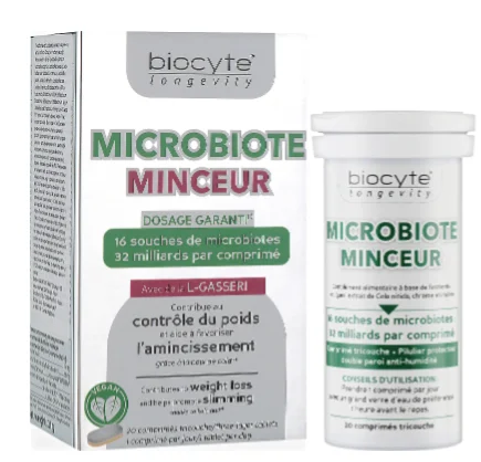 Пробіотики для схуднення Biocyte Longevity Microbiote Minceur, 20 шт