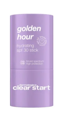 Сонцезахисний зволожуючий стик із ефектом сяйва Dermalogica Golden Hour Hydrating stick SPF30, 19 г