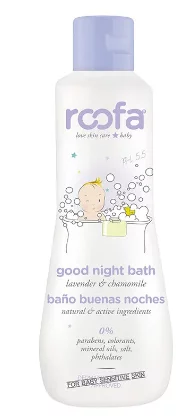 Вечірній засіб для ванни Roofa Baby Goodnight bath (Natural), 200 мл
