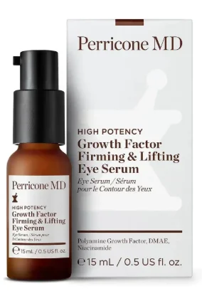 Антивікова ліфтинг-сироватка з факторами росту для зони навколо очей Perricone MD High Potency Growth Factor Firming &amp; Lifting Eye Serum, 15 мл