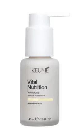 Несмываемый гель-крем для укрепления и термозащиты волос Keune Vital Nutrition Power Plump, 50 мл