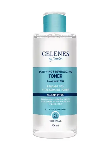Термальный тоник для очистки и ревитализации Celenes Thermal Purifying And Revitalizing Toner, 200 мл
