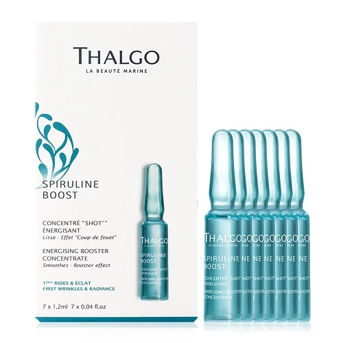 Енергетичний стимулюючий концентрат Thalgo Spiruline Boost Energising Concentrate Shot, 7*1.2 мл