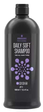 Шампунь ежедневный мягкий для всех типов волос Anagana Daily Soft Shampoo, 1000 мл
