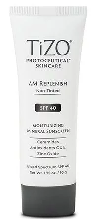 Дневной питательный крем без оттенка  Tizo Photoceutical Skincare AM Replenish Non-Tinted SPF 40, 50 мл