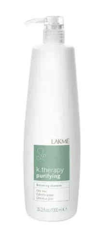 Балансуючий шампунь для жирного волосся Lakme K.Therapy Purifying Balancing Shampoo, 1000 мл