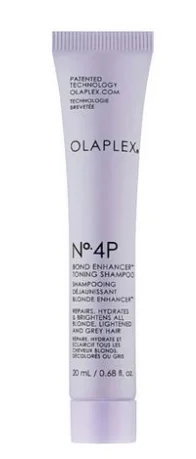 Тонірующий фіолетовий шампунь для блонду Olaplex No. 4P Blonde Enhancer Toning Shampoo, 20 мл