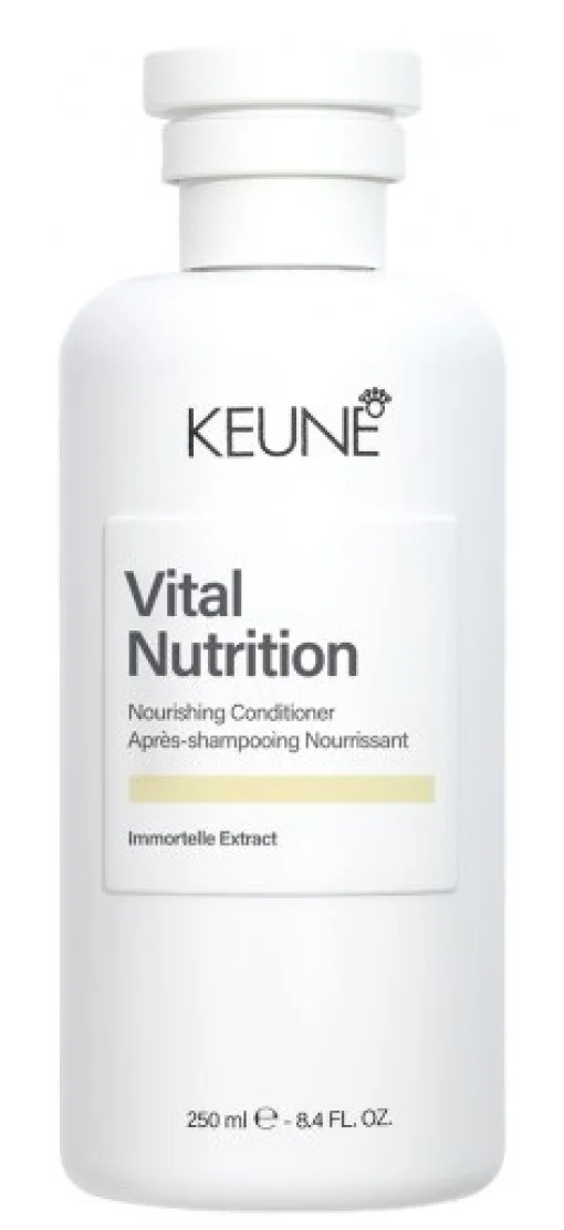 Питательный кондиционер для сухих ломких и поврежденных волос Keune Vital Nutrition Nourishing Conditioner, 250 мл