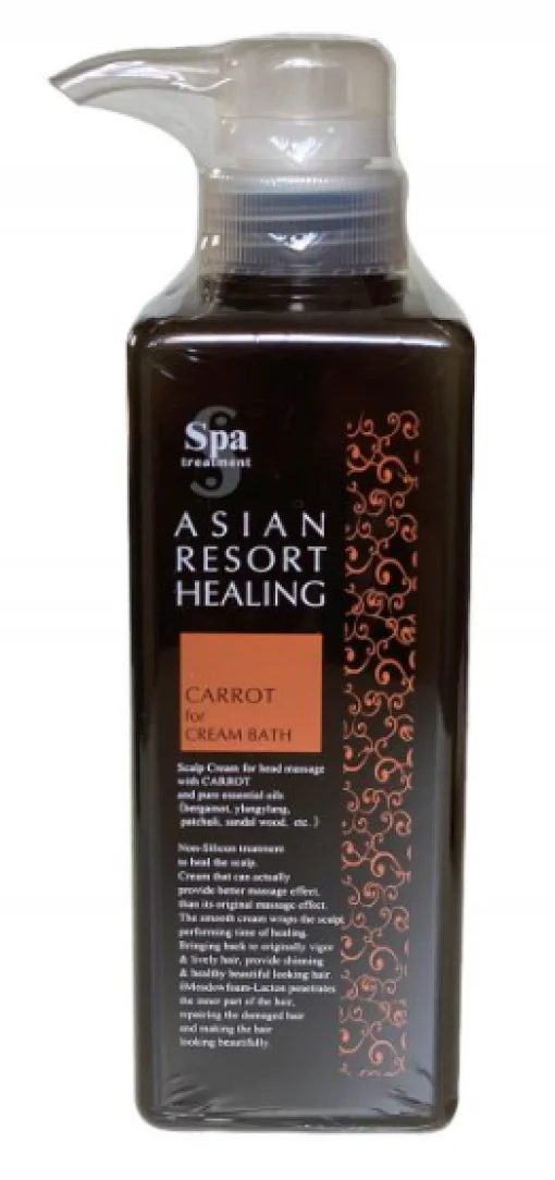 Крем-маска для сухой кожи головы и поврежденных волос Spa treatment Cream Bath Carrot, 400 мл
