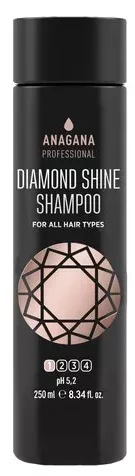 Шампунь &quot;Діамантовий блиск&quot; для всіх типів волосся Anagana Diamond Shine Shampoo, 250 мл