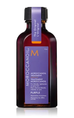 Восстановительное масло Moroccanoil Treatment Purple для светлых, осветленных или седых волос, 50 ​​мл