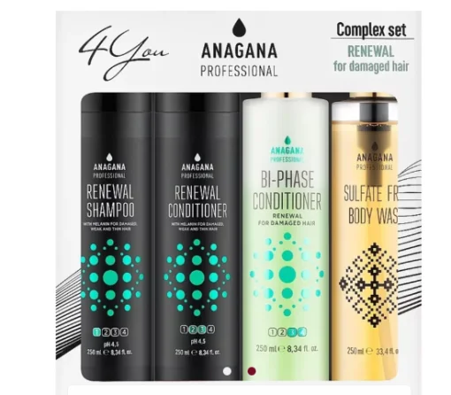 Набор 4 You Восстановление Anagana 4 You Renewal Kit, 4x250 мл