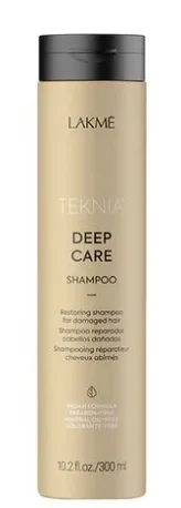Восстанавливающий шампунь Lakme Teknia Deep Care Shampoo для поврежденных и сухих волос, 300 мл