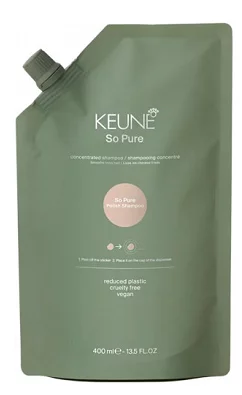 Шампунь, що розгладжує Keune So Pure Polish Shampoo Refill, 400 мл