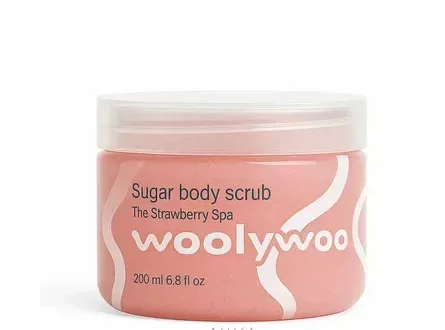 Цукровий скраб для тіла WoolyWoo Sugar Body Scrub The Strawberry Spa, 200 мл
