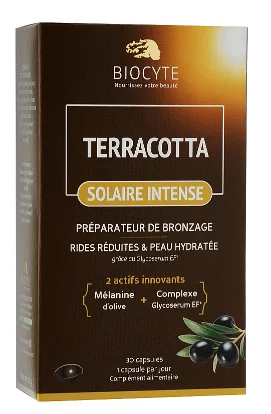 Інтенсивний коктейль-активатор засмаги Biocyte Terracotta Solaire Intense, 30 шт
