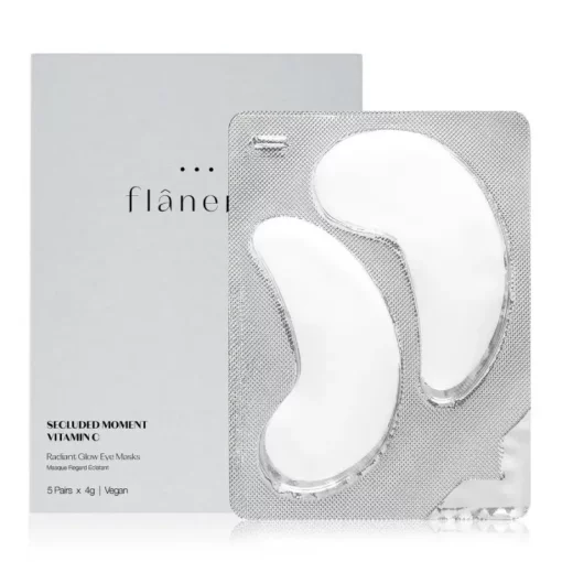 Патчі для зони навколо очей з вітаміном С Flânerie Radiant Glow Eye Masks  5 пар x 4г