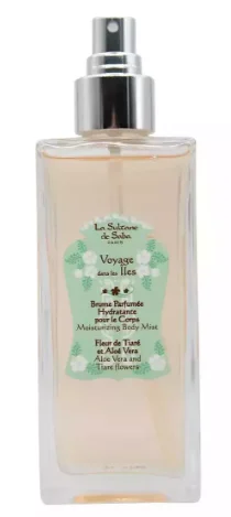 Спрей для тела Цветы Тиаре и Алоэ Вера La Sultane de Saba Voyage Iles Moisturizing Mist Aloe Vera and Tiare Flower, 200 мл
