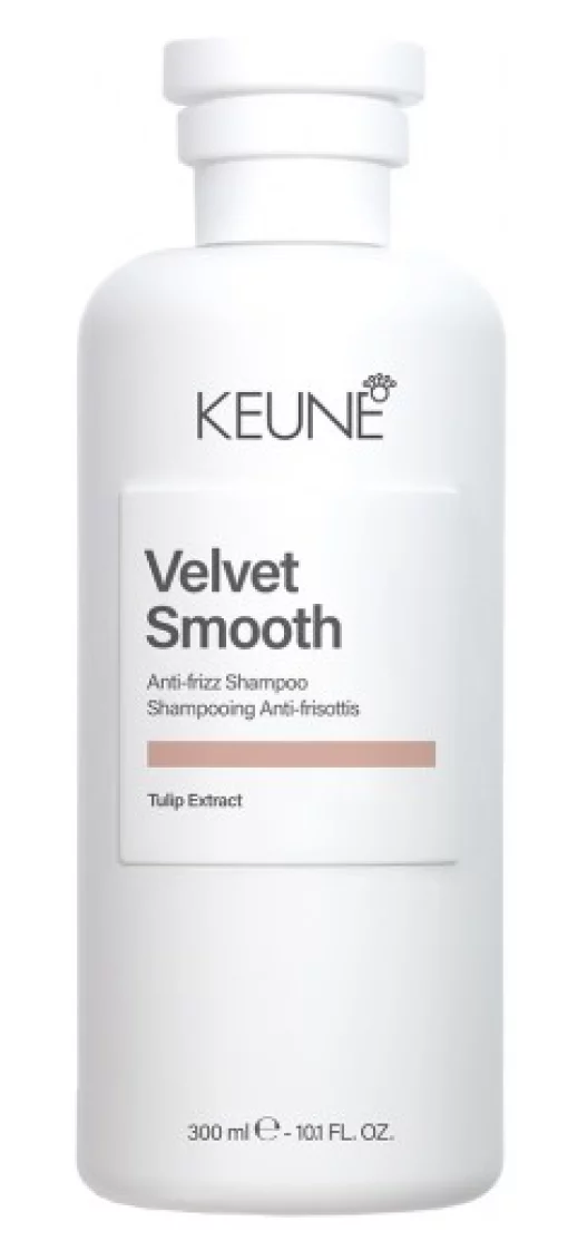 Шампунь для розгладження та пом'якшення волосся Keune Velvet Smooth Anti-frizz Shampoo, 300 мл