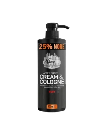 Крем &ndash; одеколон The Shaving Factory Cream &amp; Cologne 2in1 Ruby, 500 мл