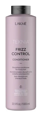 Дисциплінуючий кондиціонер Lakme Teknia Frizz Control Conditioner для неслухняного або кучерявого волосся, 1000 мл