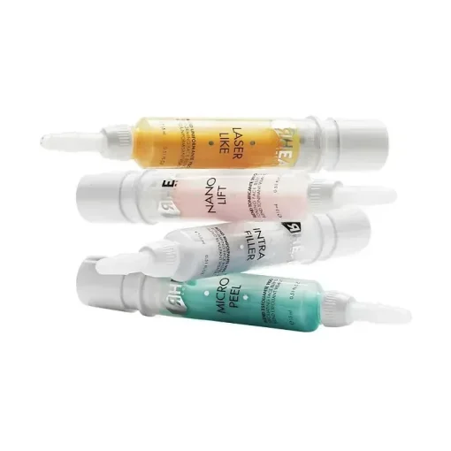 Набор: Интенсивный антивозрастной уход для лица и шеи RHEA RevitalFace 4*15 мл