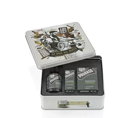 Набор для ухода за бородой Proraso Metal Box Beard Care - CV