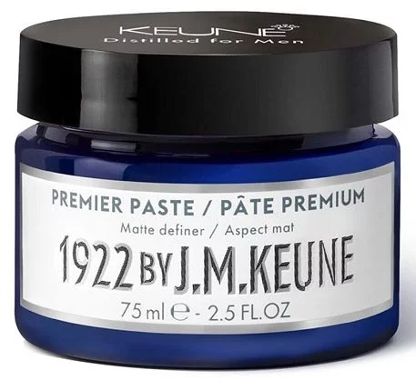 Паста для укладання чоловічого волосся «Прем'єр» Keune 1922 Premier Paste Distilled For Men, 75 мл