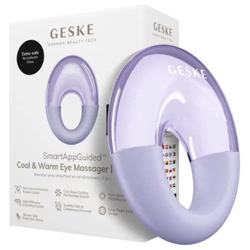Масажер для очей Geske Cool&amp;Warm Eye Massager 7 в 1 Purple