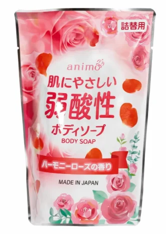 Гель для душа, роза (сменный блок) Rocket Soap Weak Acid Body Soap pH, 340 мл