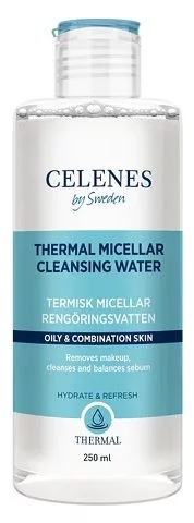 Термальная мицеллярная вода для жирной и комбинированной кожи Celenes, 250 мл