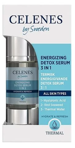 Термальна енергетична детокс сироватка 3 в 1 Celenes, 30 мл