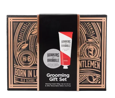 Подарунковий бокс Hawkins&amp;Brimble Shaving Gift Set Box (shave cream + aftershave balm)