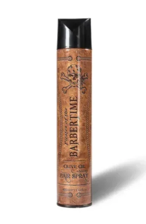 Спрей для укладання волосся з оливковою олією Barbertime Hair Spray Shine Olive Oil, 400 мл