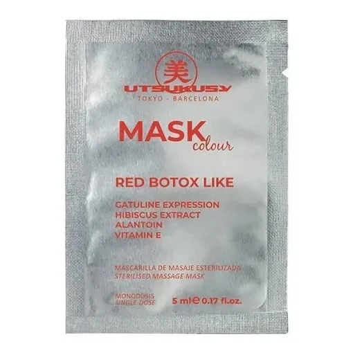 Красная маска с ботокс-эффектом UTSUKUSY Mask Color Red Botox Like 5 мл