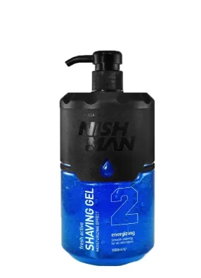 Гель для гоління Nishman Shaving Gel No.1 Fresh Active, 1000 мл