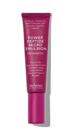 Пептидный крем-эмульсия для увлажнения Melume Power Peptide Micro Emulsion, 30 мл