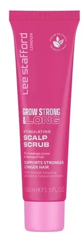 Стимулирующий скраб для кожи головы для усиления роста волос Lee Stafford Grow Strong Long Stimulating Scalp Scrub, 100 мл
