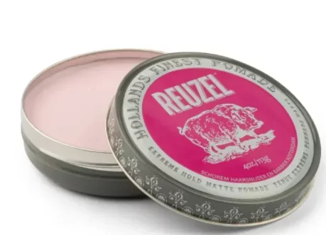 Матова помада для волосся Reuzel Pomade Extreme Hold Matte Pink, 113 г