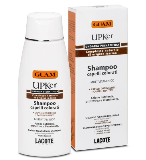 Шампунь для окрашенных волос Guam Upker Shampoo Capelli Colorati Multivitaminico, 200 мл